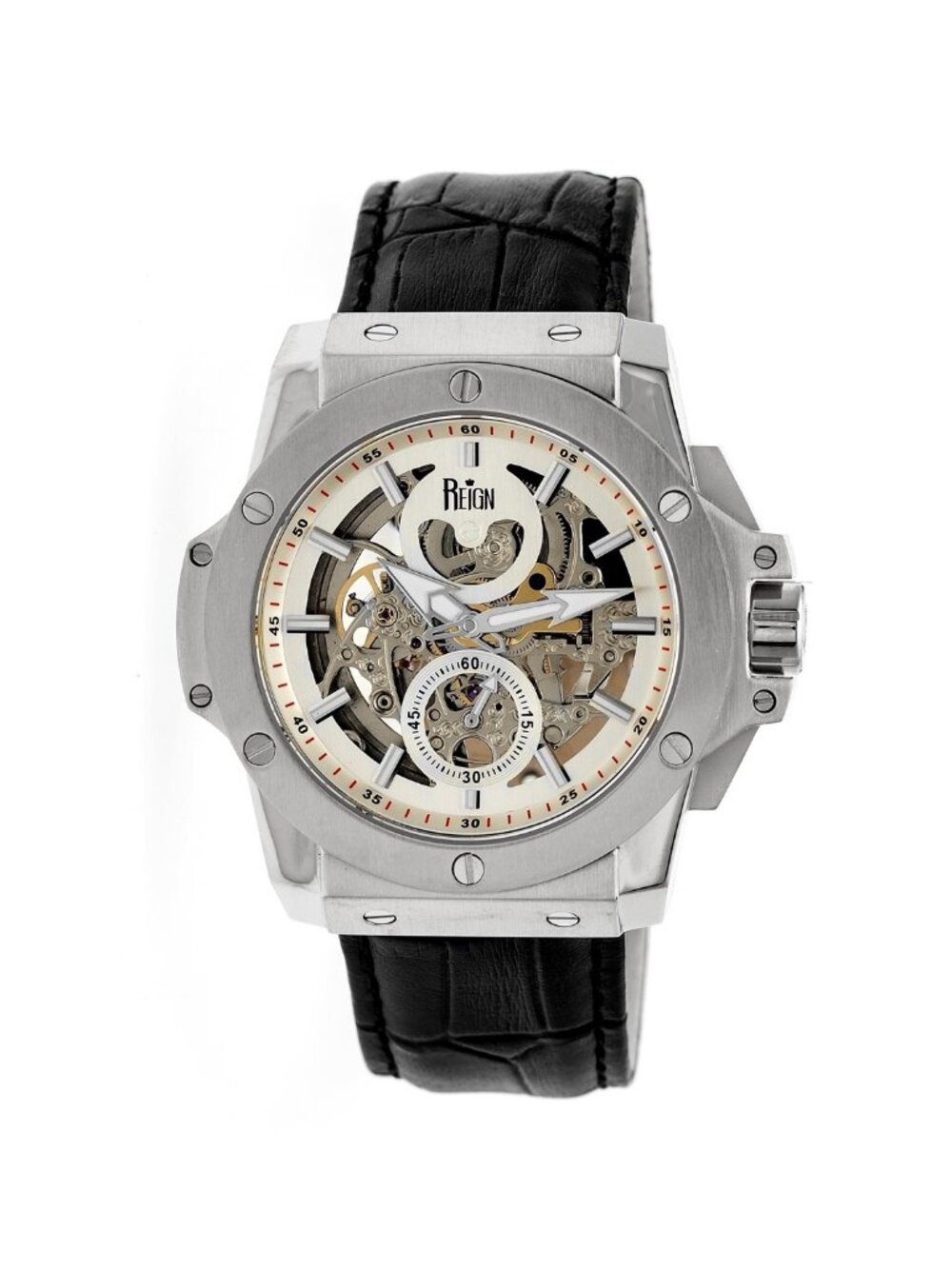 NWT Reign Commodus Automatic Silver Dial Men's Watch